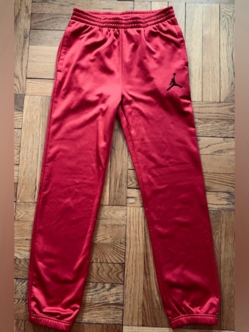 Jordan Red Kids' Joggers with Logo